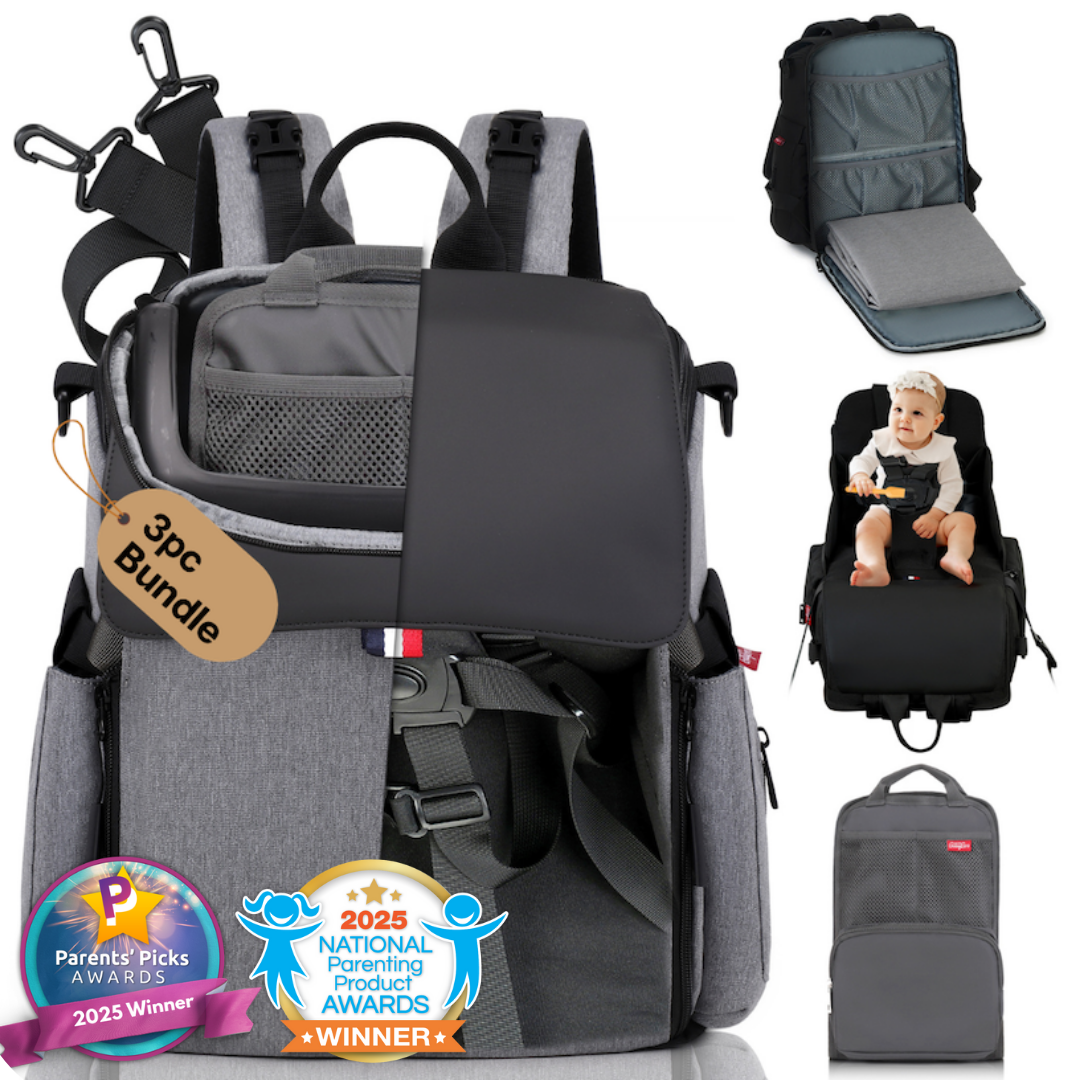 GillyGro Pro Backpack Bundle – The Swiss Army Backpack for Working Parents on the Go!