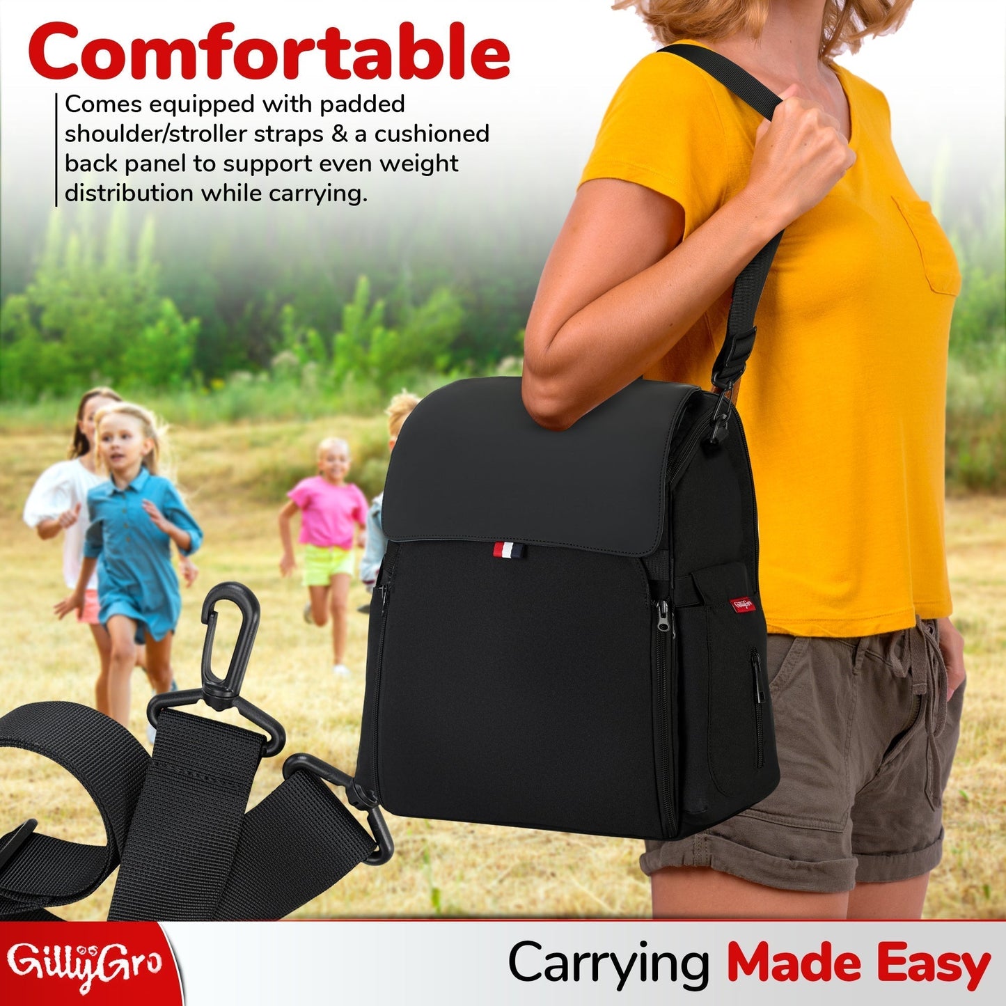 GillyGro Classic Backpack Bundle – The Ultimate Backpack for Parents