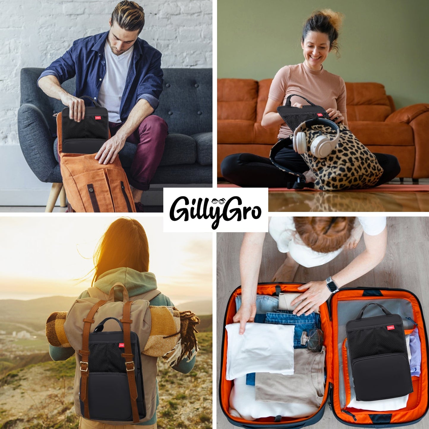 FlexPack Plus | The Ultimate All-in-One Backpack Organizer for Travelers