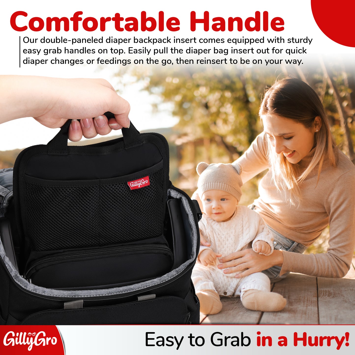 GillyGro Pro Backpack Bundle – The Do-It-All Backpack for Working Parents on the Go!