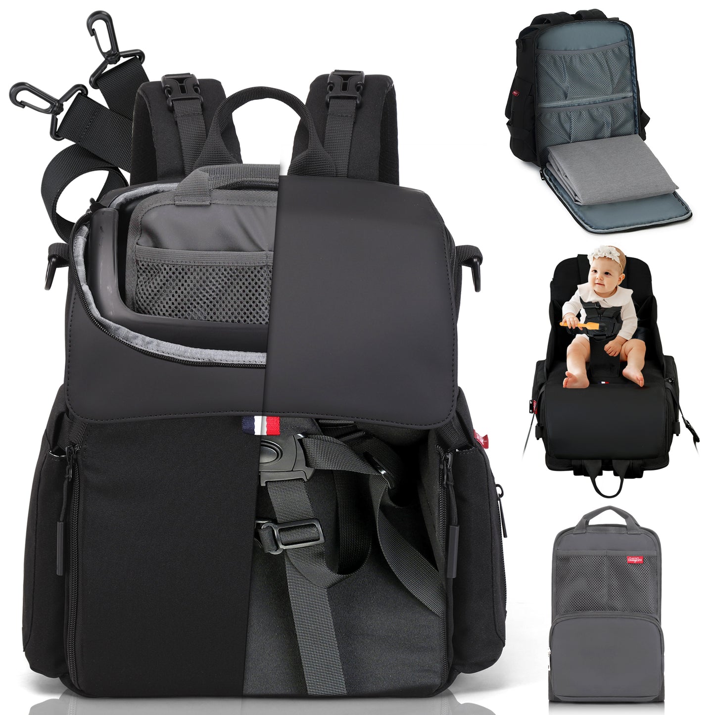 GillyGro Pro Backpack Bundle – The Do-It-All Backpack for Working Parents on the Go!