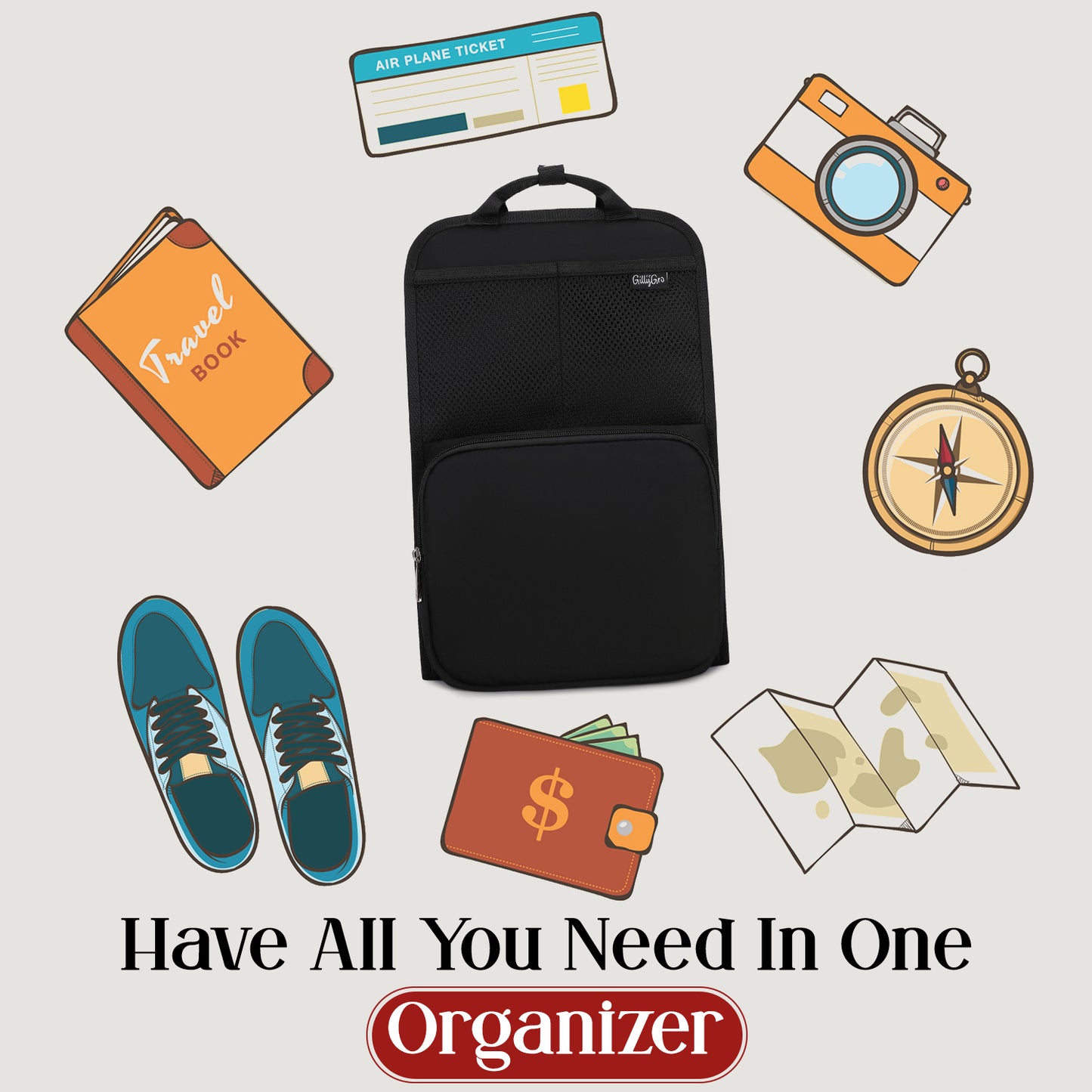 FlexPack Urban – The Ultimate Backpack Organizer for Work & Commute