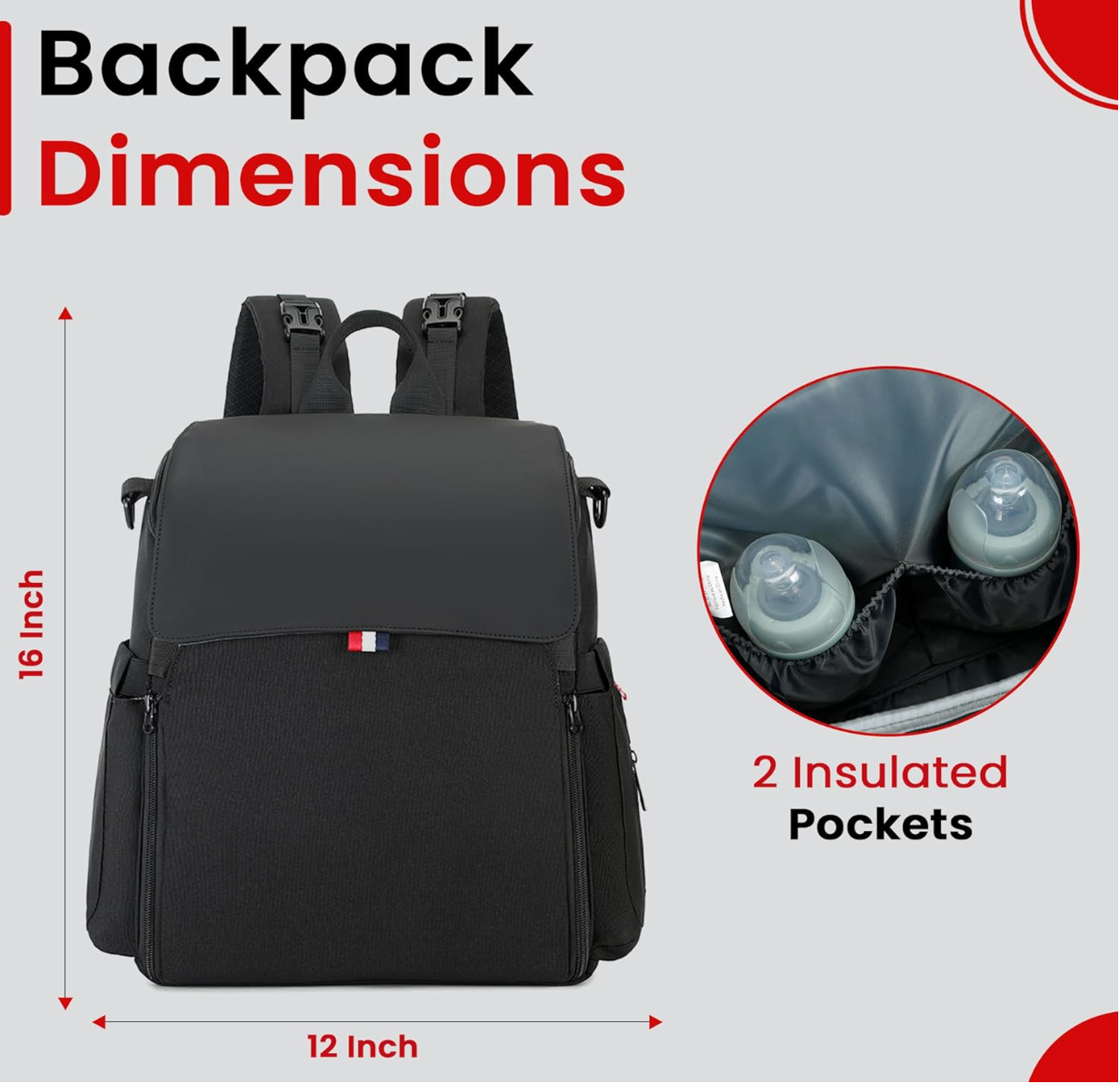 GillyGro Classic Backpack Bundle – The Ultimate Backpack for Parents