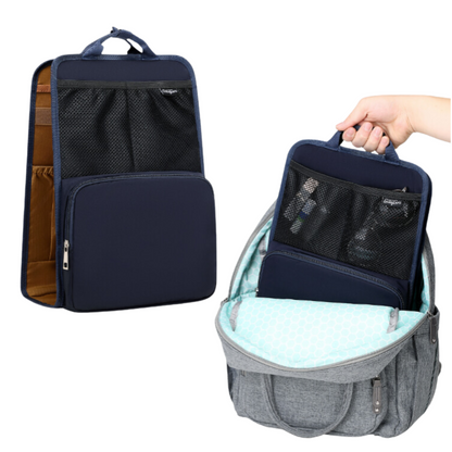 FlexPack Plus | Blue + Khaki: Stay organized with all your essentials within reach