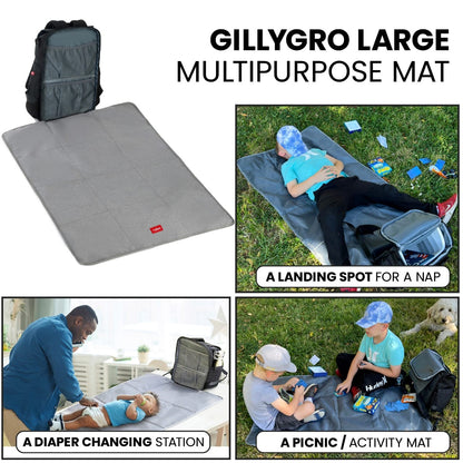 GillyGro Pro Backpack Bundle – The Swiss Army Backpack for Working Parents on the Go!